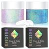 2 Packs Holographi Face Body Glitter Gel, Sparkle Color Changing Face Glitter Gel, Mermaid Sequins Glitter Face Paint, Chunky Hair Glitter Gel for Concerts Party Mardi Gras Festival, 50ML x 2 view 1