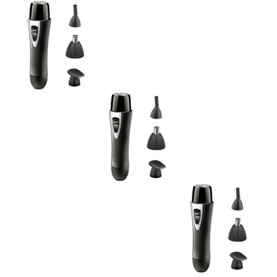 Didiseaon 3pcs Electric Nose Hair Trimmer for Men Women Multi-Function USB Charging Shaver Compact Design for Easy Use Hair Removal Machine for Travel Everyday Grooming