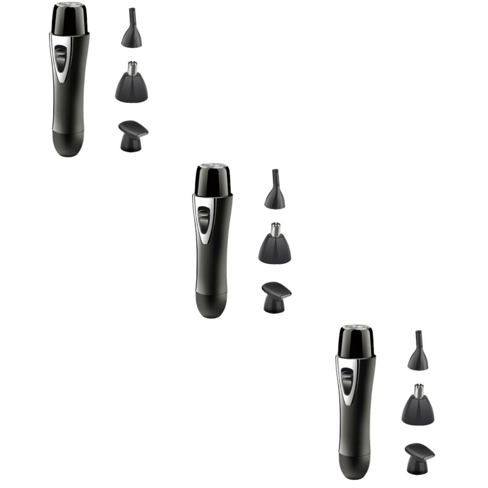 Didiseaon 3pcs Electric Nose Hair Trimmer for Men Women Multi-Function USB Charging Shaver Compact Design for Easy Use Hair Removal Machine for Travel Everyday Grooming