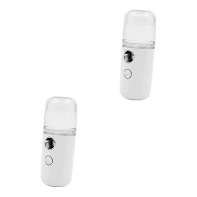 Didiseaon 2pcs Mini Humidifier Mist Sprayer Portable Face Moisturizer Water Mister Nano Spray for Dry Skin Artistic Design