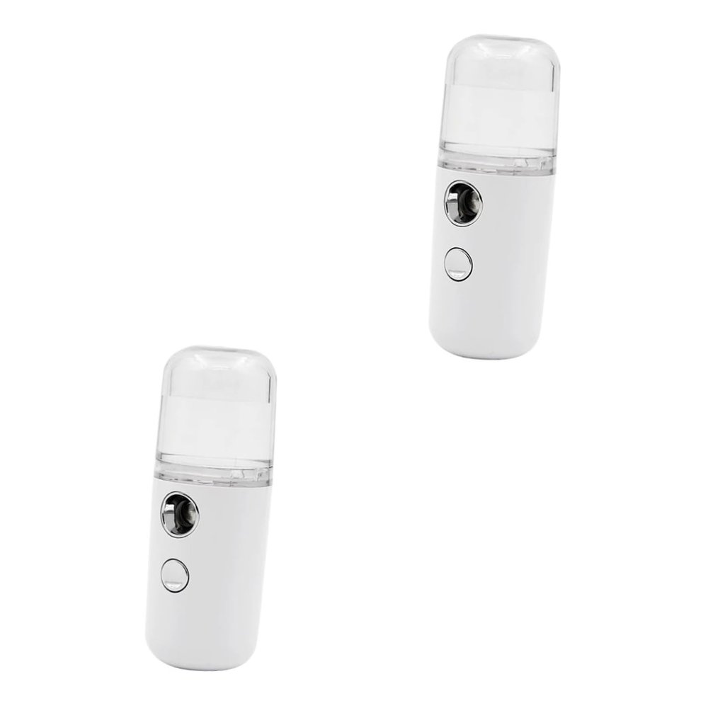 Didiseaon 2pcs Mini Humidifier Mist Sprayer Portable Face Moisturizer Water Mister Nano Spray for Dry Skin Artistic Design