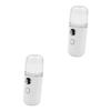 Didiseaon 2pcs Mini Humidifier Mist Sprayer Portable Face Moisturizer Water Mister Nano Spray for Dry Skin Artistic Design view 1
