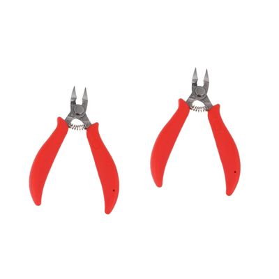 NOLITOY 2pcs Stainless Steel Cuticle Nippers and Nail Clipper Set Professional Manicure and Pedicure Tool for Salon and Home Use Skin Plier for Ingrown Toenails and Cuticle Care