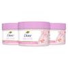 Dove Body Scrub Himalayan Salt & Rose Oil 3 Count for Visibly Silky-Smooth, Nourished Skin, with  Moisturizing Cream, 10.5 oz view 1