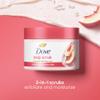 Dove Body Scrub White Peach & Crushed Rice 3 Count for Visibly Silky-Smooth, Nourished Skin, with  Moisturizing Cream, 10.5 oz view 3