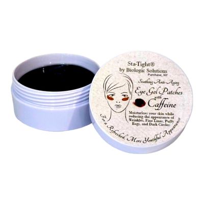 Sta-Tight Caffeine Eye Gel Patches are soothing, refreshing, anti-aging and reduce the appearance of wrinkles, dark circles, and puffiness under the eyes.