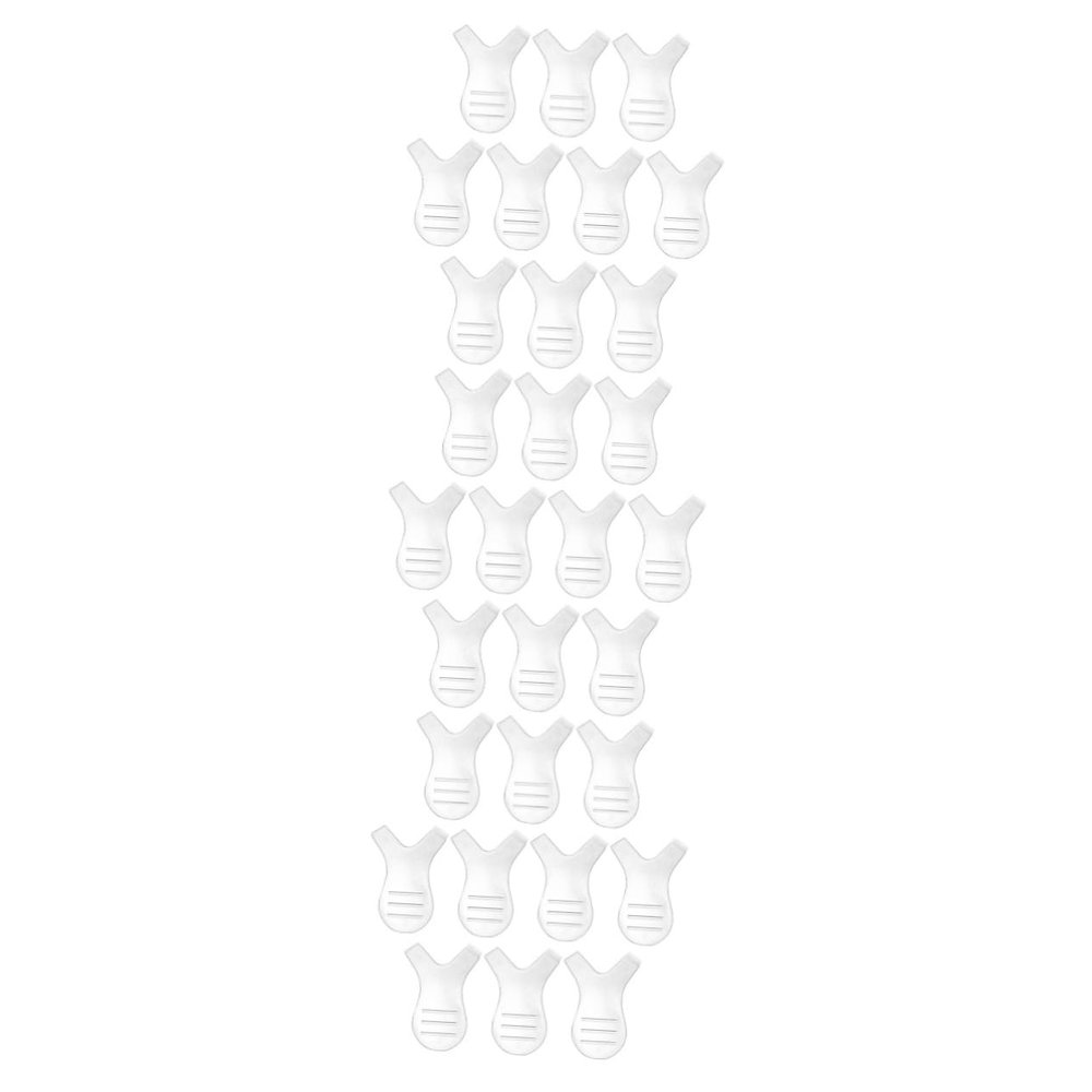 Didiseaon 30pcs Curved Mascara Wand Lash Comb for Eyelash Lash Supplies for Eyelash Tech Tool
