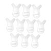 Didiseaon 30pcs Curved Mascara Wand Lash Comb for Eyelash Lash Supplies for Eyelash Tech Tool view 4
