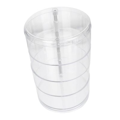 balacoo 1pc Capacity Makeup Organizer Rotatable Acrylic Cosmetic Storage Rack for Dressing Table and Countertop Neat and Convenient for Lipstick Items