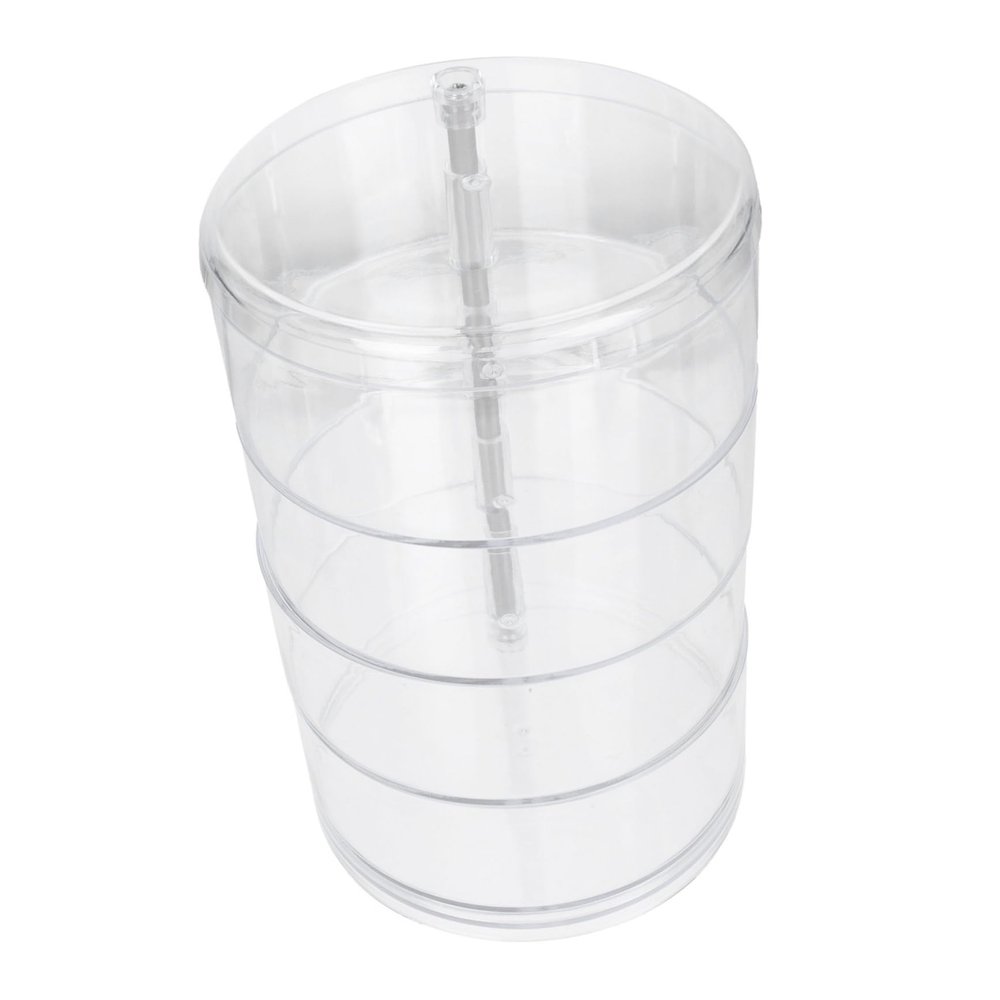 balacoo 1pc Capacity Makeup Organizer Rotatable Acrylic Cosmetic Storage Rack for Dressing Table and Countertop Neat and Convenient for Lipstick Items