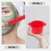 Ipetboom 2sets Hair Removal Wax Warmer Silicone Bowl Non-stick Melt Liner Bowls with Stirring Sticks Easy to Clean for Home Salon Use for Wax Melting and Facial Masks view 3