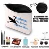 JNIAP Dragon Rider Makeup Bag Andarna We Do Not Eat Our Allies Dragon Book Lover Gifts Dragon Lover Zipper Pouch (Andarna We Do) view 3