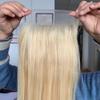 Topnormantic 613 Blonde 5x5 Lace Closure, 12A Grade Human Hair 613 Closure Pre Plucked With Baby Hair Blonde Color Brazilian Virgin Straight Hair Invisible Lace Frontal Closure Free Part 18 Inch view 2