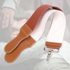 ZORZA 1Pcs Dual-Sided Leather Sharpening Straps Professional Barber Leather Strap Straight Razor Strop with Cowhide & Canvas for Enhanced Razor Sharpening & Smoothing Experience(Brow)(Cowhide+Canvas) view 4