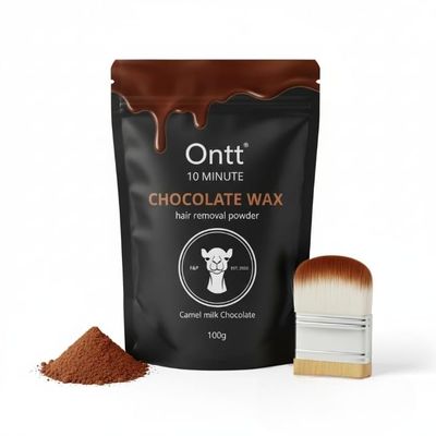 Chocolate Hair Removal Powder - 10 Min Full Body Wax for Women for body hair, facial hair(pack of 1) 100gm