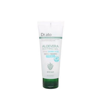 Dr.ato Aloe Vera Soothing Gel - Intensive Aloe Infusion, Hydrating After Sun Skin Care Relief, 90% Pure Aloe Vera Concentration for Healing, Nourishment, and Protection, Korean Skincare (5.07 Fl Oz)