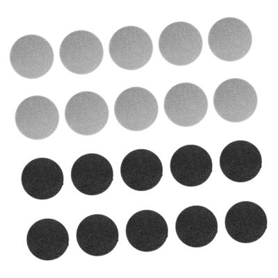 Mipcase Replacement Sandpaper Feet 20pcs Set for Electric Foot File Stone Foot Grinder Pedicure Tools
