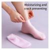 1pair Silicone Foot Care Socks Anti Cracking Moisturizing Gel Socks Cracked Dead Skin Protector Pedicure Tools (Color : Skin, Size : A) view 4