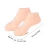 1pair Moisturizing Anti Dry Cracked Plantar Protection Exfoliating Silicone Socks Foot Skin Care Elastic Socks (Color : Pink, Size : One Size) view 2