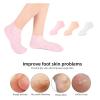1pair Silicone Socks Moisturizing Gel Socks Exfoliating and Preventing Dryness Cracked Dead Skin Protector (Color : A 1 Pair, Size : One Size) view 3