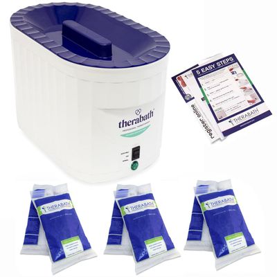 Therabath TB9 Adjustable Temperature Paraffin Wax Professional Grade Bath ThermoTherapy Heat Therapy by WR Medical - 24lbs PeachE, TherabathTB9-24-PeachE