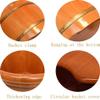 BABYCE Foot Bath Soak Foot Tub, Wooden Foot Soak Tub, Foot Washing Tub Thicken Solid Wood Pedicure Barrel, Pedicure Bowl Spa Massage with Lid Foot Spa Bath Massager view 4