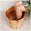 BABYCE Foot Bath Soak Wooden Footbath Tub, Sauna Foot Bath Barrel, Foot Washing Bucket, Household Foot Soaking Basin, Pain Fatigue Relief Foot Washing Barrel (Color : 1) view 3