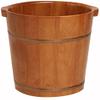 BABYCE Foot Bath Soak Oak Foot Tub Foot Bath Barrel Wood Footbath Solid Wood Pedicure Basin Tub Foot Massage (Color : 1, Size : 38cm*34cm) view 1