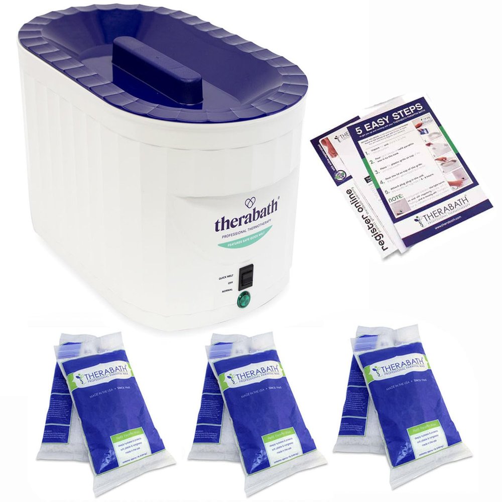Therabath TB9 Adjustable Temperature Paraffin Wax Professional Grade Bath ThermoTherapy Heat Therapy by WR Medical - 24lbs Warm Apple Spice