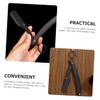 Housoutil Multipurpose Razor Holder for Men's Shaving Barber Razors Beard Roller Wooden Handle Portable Razor view 2