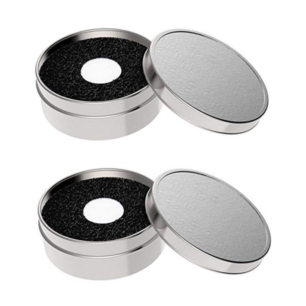 balacoo 2pcs Cosmetic Brush Tool Reusable Makeup Brush Cleaning Sponge for Removal Efficient Dual-sided Design for Eyeshadow Application