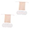 Balacoo 12 Pcs Disposable Makeup Pads Remove Makeup Cotton Facial Cleaning Pad Cotton Cosmetic Pad Cosmetics, As Shownx2pcs view 1