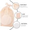 balacoo 18pcs Gentle Makeup Remover Pads Bamboo Fiber Reusable Set Easy Wash Compact Storage Bag view 4