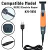 Shaver Charger Cord for KEMEI KM-1910 Electric Shaver Replacement Power Cord Beard Trimmer Electric Razor 5V USB Cable With Cleaning Brush view 2