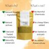 Korai kizhangu Hair Removal Powder For Facial Hairs| Nut grass, Wild Turmeric, Multani Mitti, Kuppameni, 100% Natural, Free from Barium sulphide Chemicals Preservatives Paraben, Vegan, 100gm view 4