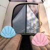 M METERXITY 3 Pack Inflatable Bath Pillow - Ultralight Inflatable Compressible Pillow with Suction Cups, Neck Support, Apply to Bathtub (Pink, Blue, White) view 2