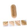 Housoutil 2 Pack Natural Boar Bristle Fingernail Toenail Cleaning Tools Wooden Handle Double Sided Nail Brush for Manicure Pedicure view 3