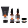 Dogface Men's - Wakeup Gel Daily Face Wash to Exfoliate, Hydrate & Tone Skin, Day Boom Moisturizer, Night Boost Night Cream Retinol Serum, Eye Cream (Complete Combo) view 1