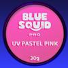 Blue Squid Face Paint Water Based Single Cake Professional Face Paint & Body Paint - Water Activated, Kids Adults Face Painting for Costume, Halloween Makeup, Cosplay - UV Pastel Pink Face Paint 30g view 1