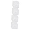 Housoutil 12pcs Grafting Training Tools Eyelash Extension Practice Models Plastic Face Models for view 1