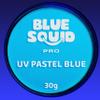 Blue Squid Face Paint Water Based Single Cake Professional Face & Body Paint - Water Activated, Kids Adults Face Painting for Costume, Halloween Makeup, Cosplay - UV Pastel Blue Face Paint 30g view 1