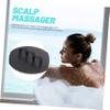 SOLUSTRE Cleaning Brush Silicone Shower Scrubber Exfoliating Brush Bath Massager for Gentle Skin Care view 3