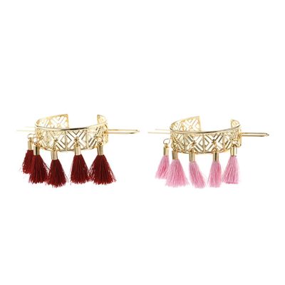 balacoo 2pcs Vintage Hair Cuff Bun Holders Decorative Stick Bun Accessories for All Hair Types Secure Updo Styling Women Girls