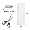 Qancekoo 100pcs Paper Wax Strips Professional Large Disposable Non Woven Waxing Strips Arms Legs Lip Eyebrow Hair Removing Tool of Women and Men (8'' x 2.75'') view 3