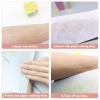 Qancekoo 100pcs Paper Wax Strips Professional Large Disposable Non Woven Waxing Strips Arms Legs Lip Eyebrow Hair Removing Tool of Women and Men (8'' x 2.75'') view 4