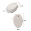 2 Pieces Natural Pumice Stone for Feet Callus Natural Foot File Scrubber Hard Skin Callus Remover for Feet and Hands Pedicure Tools Exfoliation to Remove Dead Skin for Feet and Hands, Gray view 3