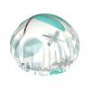 PULaif Green Dragonfly Shower Cap For Water Shower Non Wetting,Double Layer Reusable Shower Cap,Hair Shower Caps For Long Hair view 1
