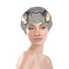 The Lovely Koala Shower Cap For Water Shower Non Wetting,Double Layer Reusable Shower Cap,Hair Shower Caps For Long Hair view 3