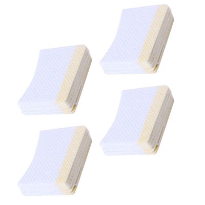 Mipcase 160pcs Arc-shaped Eyelash Removal Pads Lightweight Makeup Remover Cushions Safe and Cosmetic Tools for Women Essential for Eye Makeup Cleansing