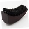 Beatifufu Boar Bristle Beard Brush with Beech Handle Grooming Tool for All Beard Types for Mustaches and Salon Quality Barber Accessory view 3